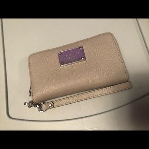 Grey Micheal kors wallet